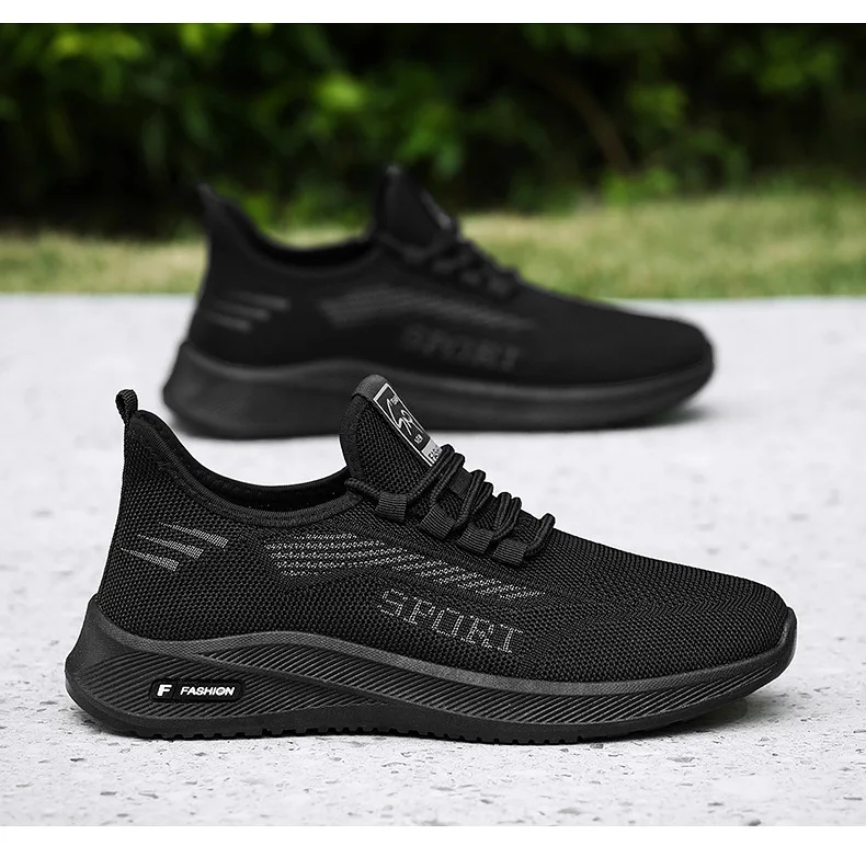 Tenis Para Hombre Zapatillas Transpirables Antideslizantes | Meses Sin