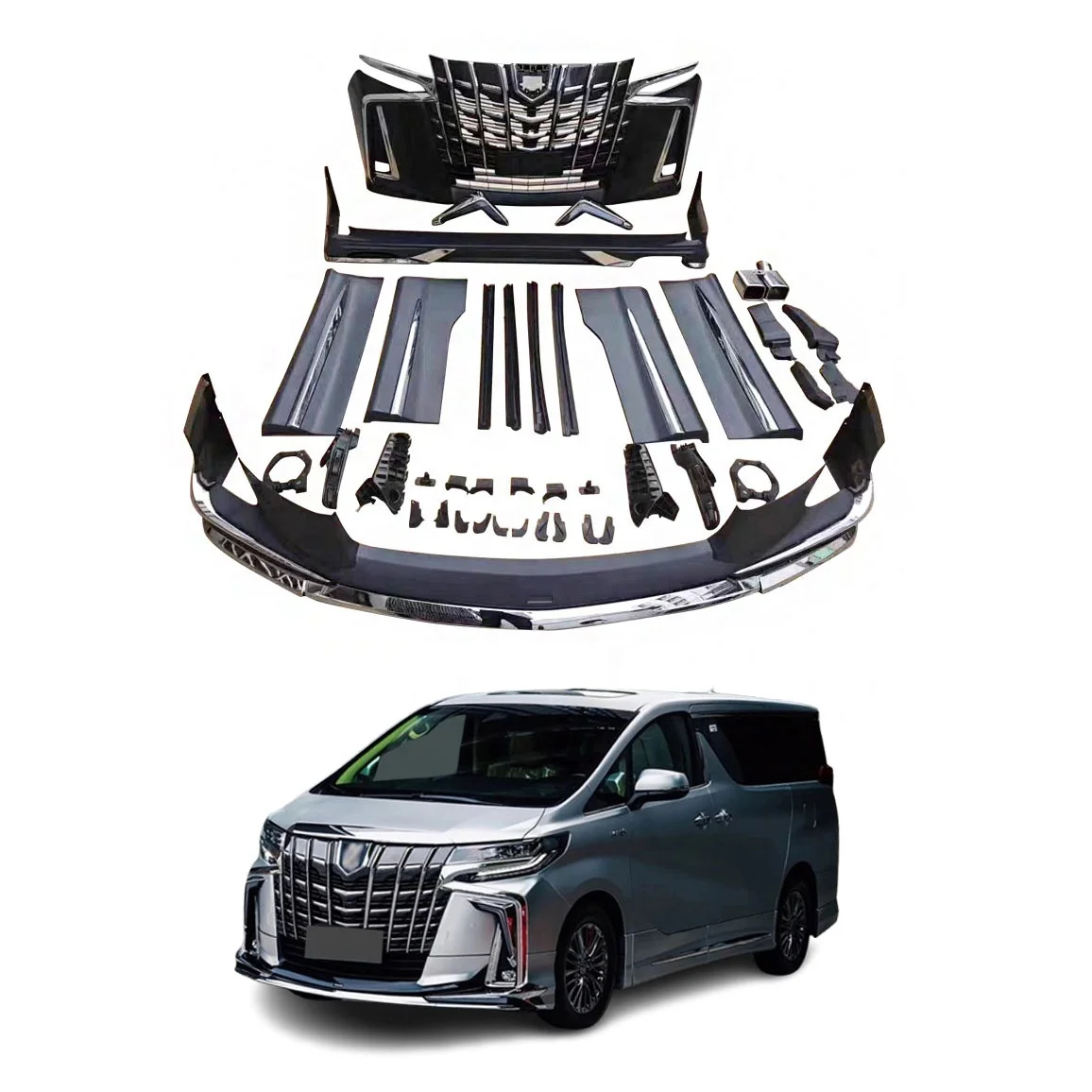 Mona Lisa SC Style Body Kit for Toyota Alphard 30 Series