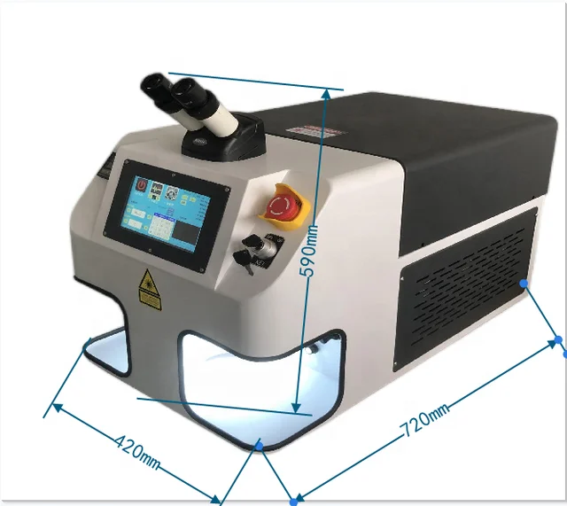 110V 220V portable Mini 150W  Laser Spot Welding Machine for gold plate dental material watch wrist YAG machines jewelry