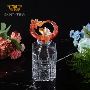 Decorative Glass Multicolor Wine Bottle Stopper Romantic Wedding Gift Set