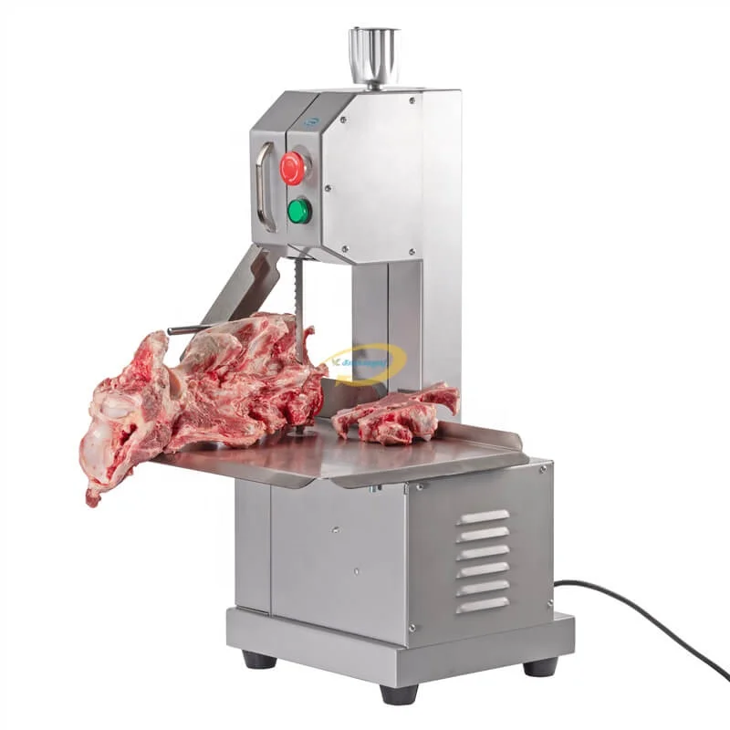 Vertical electric commercial bone saw machine 850w meat bone saw cutting machine chicken beef frozen bone sawing machine