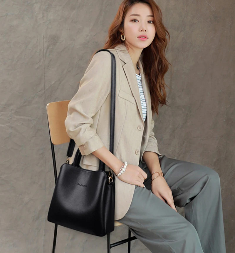 Elegant Luxury PU Leather Shoulder Bag for Women main image 1