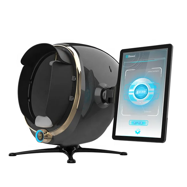 2024 Newest AI Eight Spectrum RGB UV Facial Skin Analysis Machine With Camera