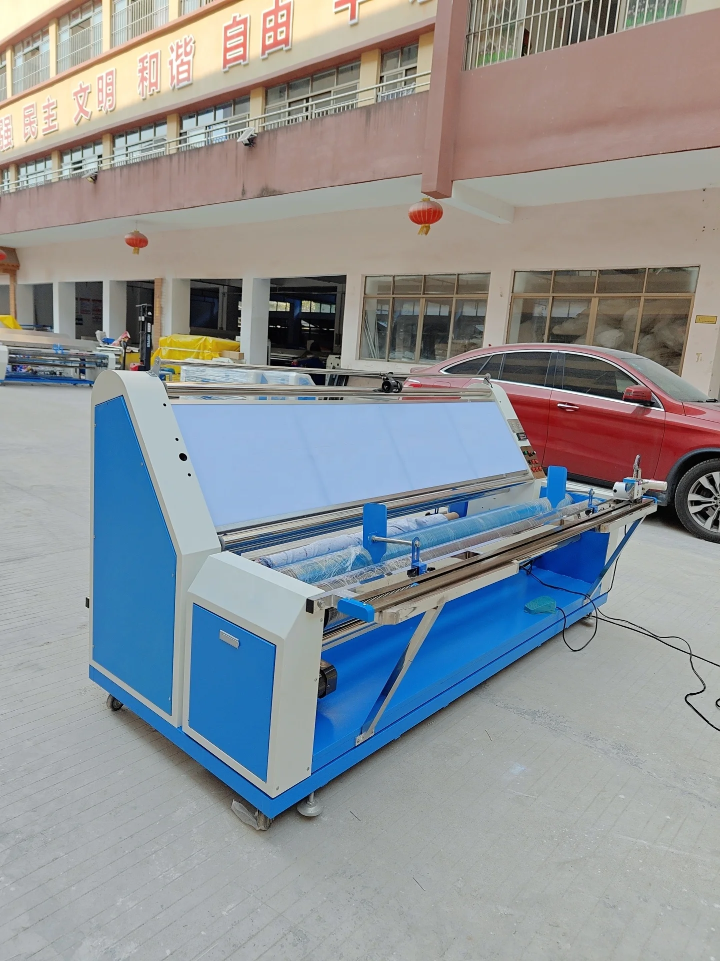 Textile Finishing Machine Fabric Counting Rolling Rewinding Machine