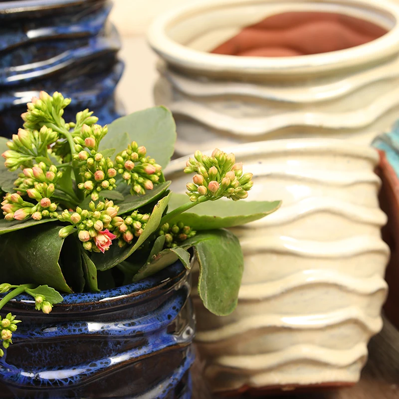 Высококачественные горшки, глазурованный большой цветочный горшок, керамическая керамика для inoor, уличные керамические горшки