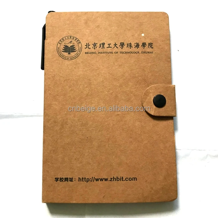 Wholesale Kraft Cover Custom Logo Mini Notebook Memo Sticky Paper