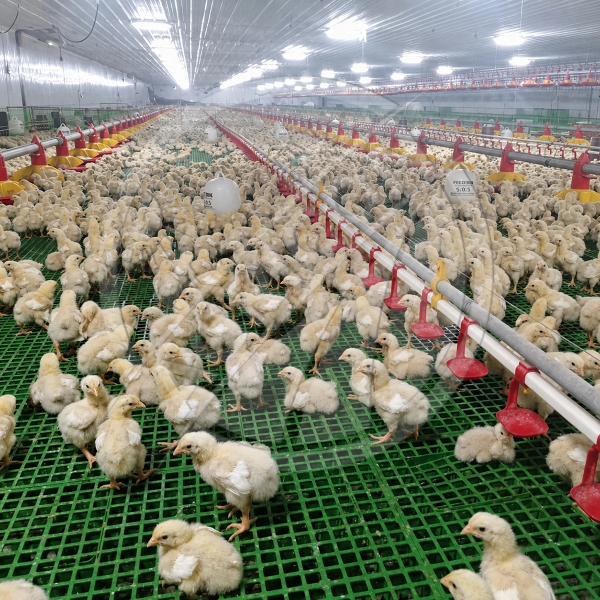 Automatic Poultry Feeding Line