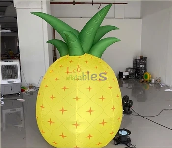 Customized Inflatable Simulation Fruit Pineapple  Model Shopping Mall Outdoor Luminous Market Street Layout