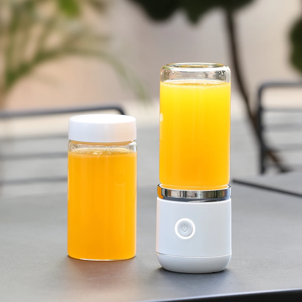 Electric Fresh Fruit Juicer Extractor Machine Motor USB Blender Portable Blender Cup Appliances Kitchen Steel Home Plastic OEM