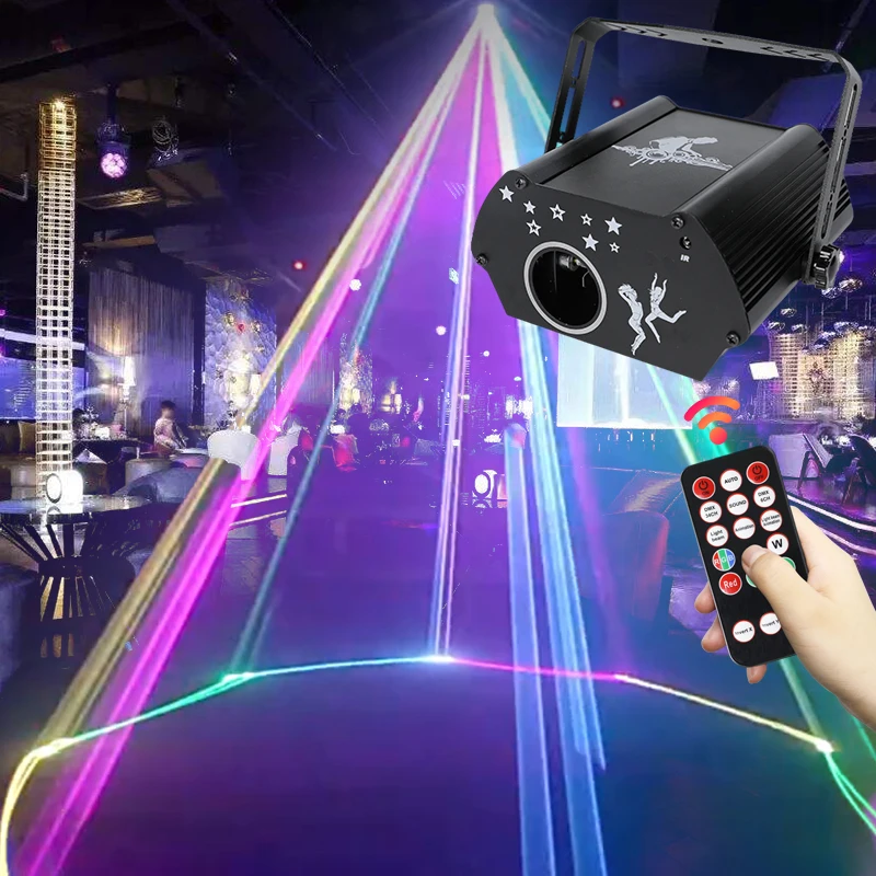 Factory Animation Lazer light Full Color Patterns beam projector effect led lights DJ Disco Party Laser lamp for Club KTV