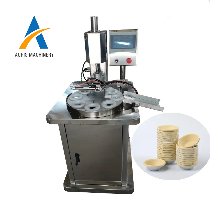 Automatic Rotation Egg Tart Cup Making Machine Cookie Cup Butter Tray Tower Press Egg Tart Shell Molding Machine
