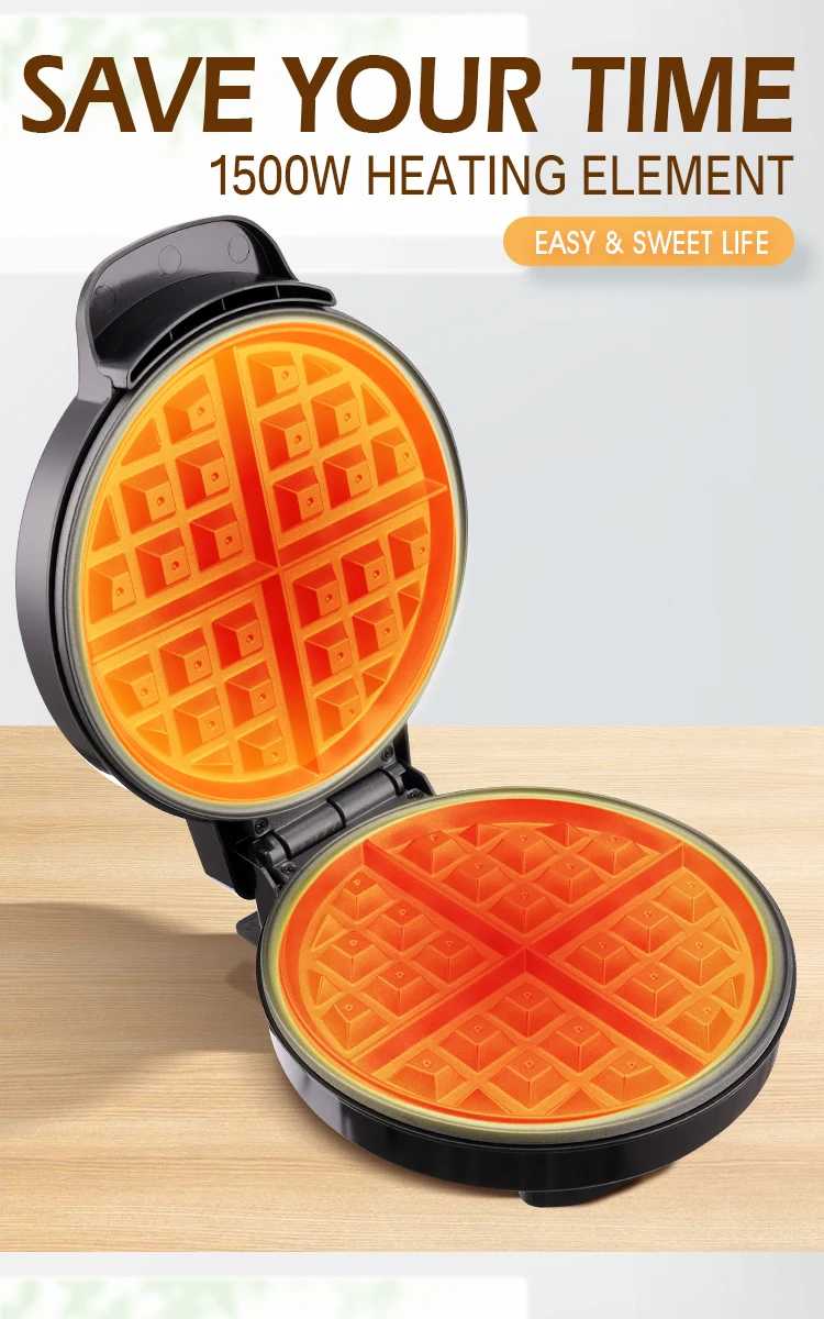 Jamaky Hot Sale Kitchen Appliances Electric Mini Waffle Maker Machine
