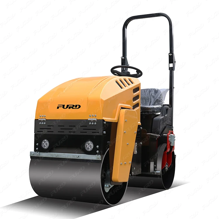 Manned Vibrating Road Roller Compactor Double Drum  Cheap Price for Sale