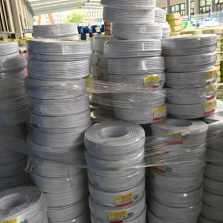 H03VVH2-F/rvvb/bvvb 1.5/2.5/6mm pvc 평면 피복 와이어 구리 코어 저렴한 가격 PVC 절연 케이블 하우스 와이어