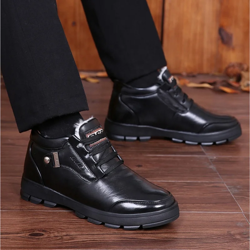 Fashion Work Boots For Men Luxury Leather Boots For Men Hot Selling ...