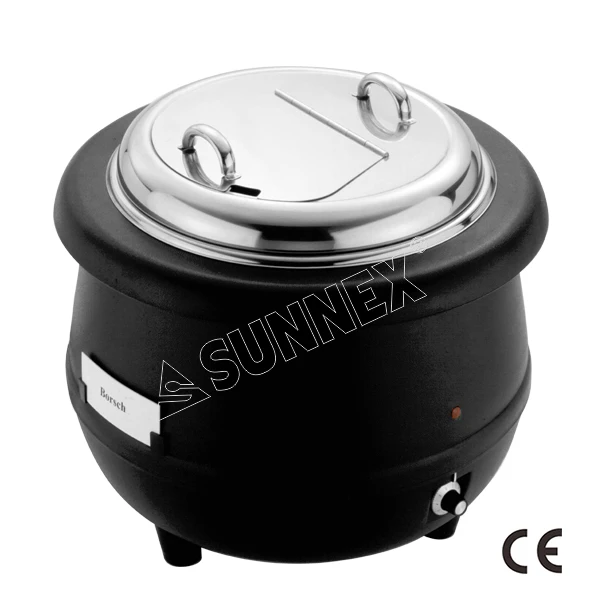 Olla eléctrica para sopas de 10lts con accesorios de acero 110v Sunnex -  Jopco Equipos y Productos para Hoteles y Restaurantes