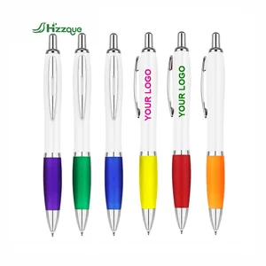 Custom Logo 1.00mm Plastic Ballpoint Pen Promotional Advertising Ballpoint Pens