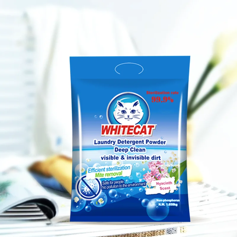 Wholesale Laundry Washing Detergent Powder High foam Low density Powder detergent for Laundry manufacturer OEM ODM