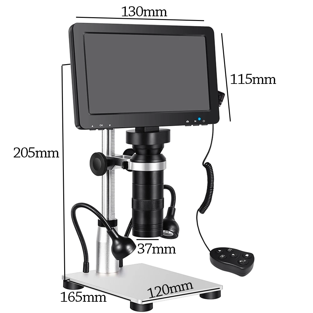 DM9S Electronic Microscope 1200X Digital Microscope Camera for Soldering Magnifier 1080P Scope With LED Repaired Microscope