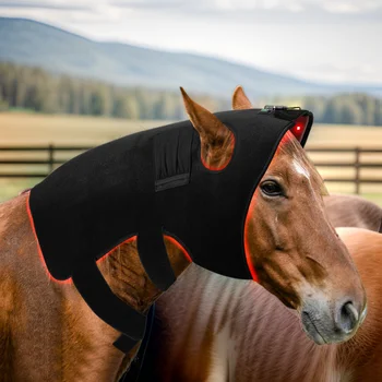 Red light vet therapy for horses 850nm 660nm near infrared pain therapy light body wrap for horse health care