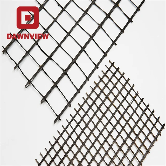 Dawnview Plastic Driveway Geogrid Mesh Pp Biaxial Geogrid For Road Soil