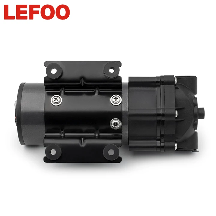 LEFOO 75GPD Small Size Self Priming RO Purifier Pump DC RO Booster Diaphragm Pump