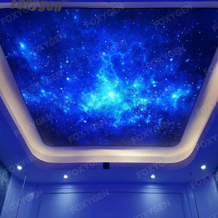 Led Fiber Optic Ceiling Decoration Materials Starlight Panels Kit 16W RGBW LED Fiber Optic for Ceiling Tiles Stretch Ceiling factory