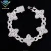 Bracelet marquise blanc