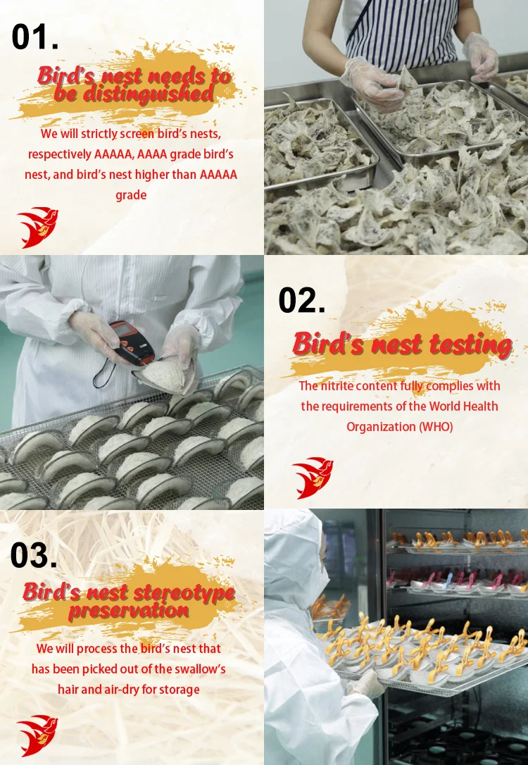 Wholesale Cheap Price Edible Broken Bird Nest 100 Pure Natural High