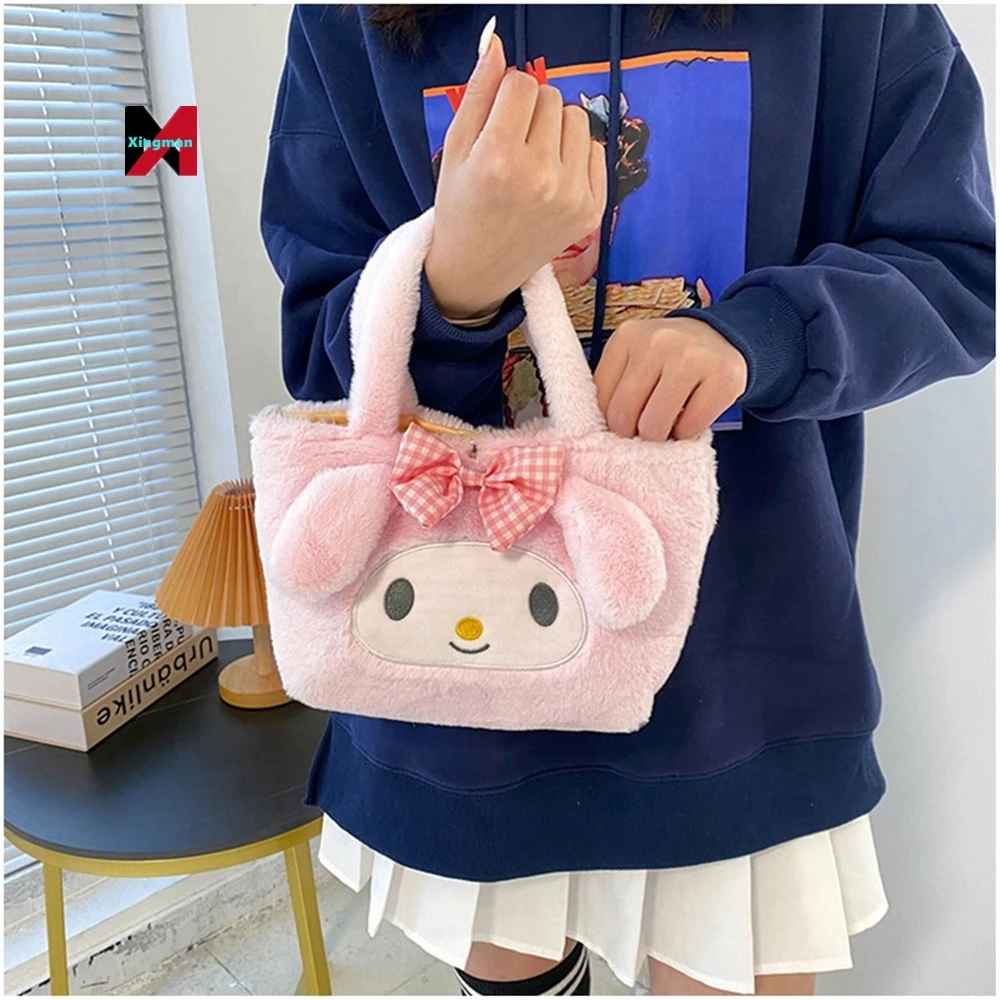 Sanrio Plush Bag Kawali Figure Cinnamoroll Kuromi My Melody Messenger