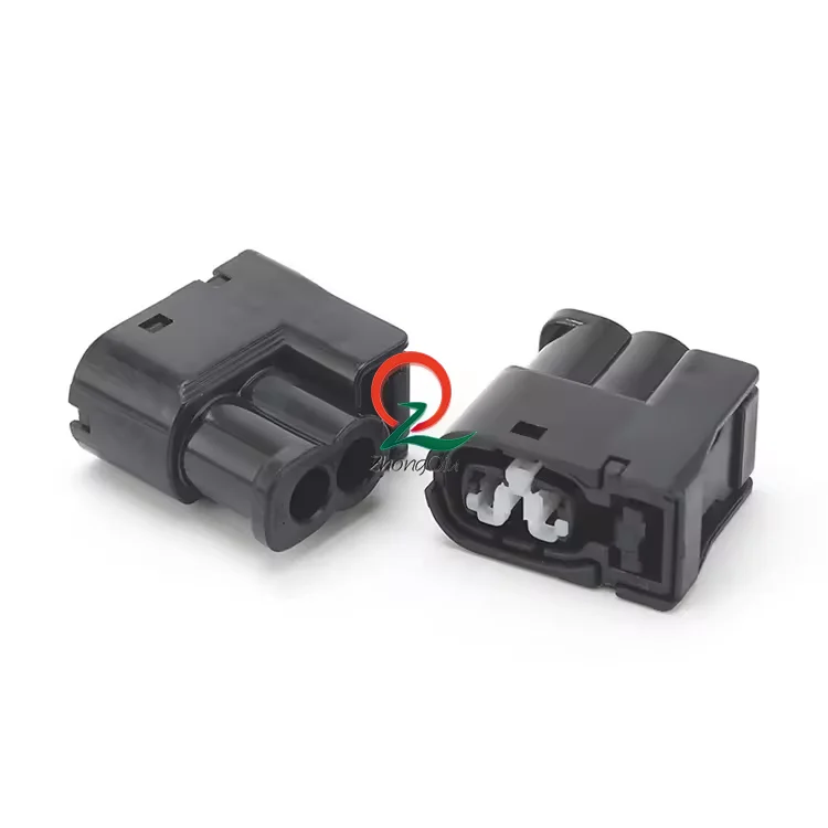 90980-11246 Style Injector Connector 2 Pin Ignition Coil Pack Fan Connector Socket for Toyota