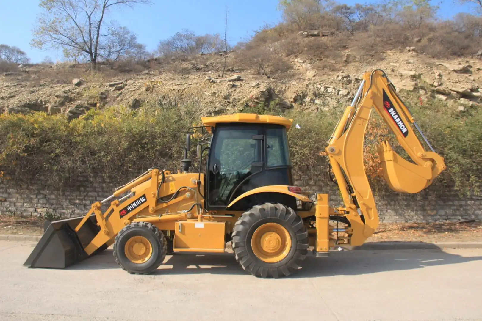 Производитель 4x4, экскаватор-погрузчик из Китая, колесный мини-экскаватор, экскаватор-погрузчик