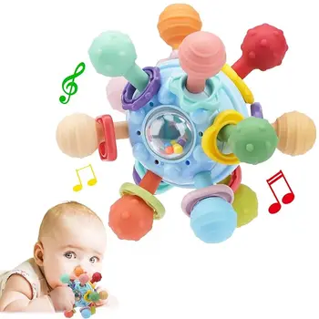 Baby Montessori Sensory Toys for 0-6 6-12 months Food Grade Teething Toys Newborn Learning Development Toys Gifts