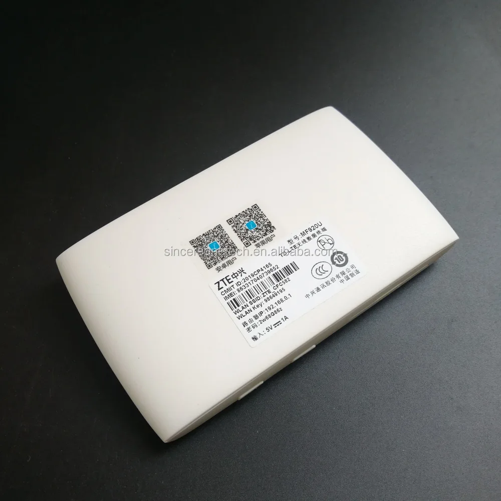 4G  zte Mf920u Mobile WiFi Router