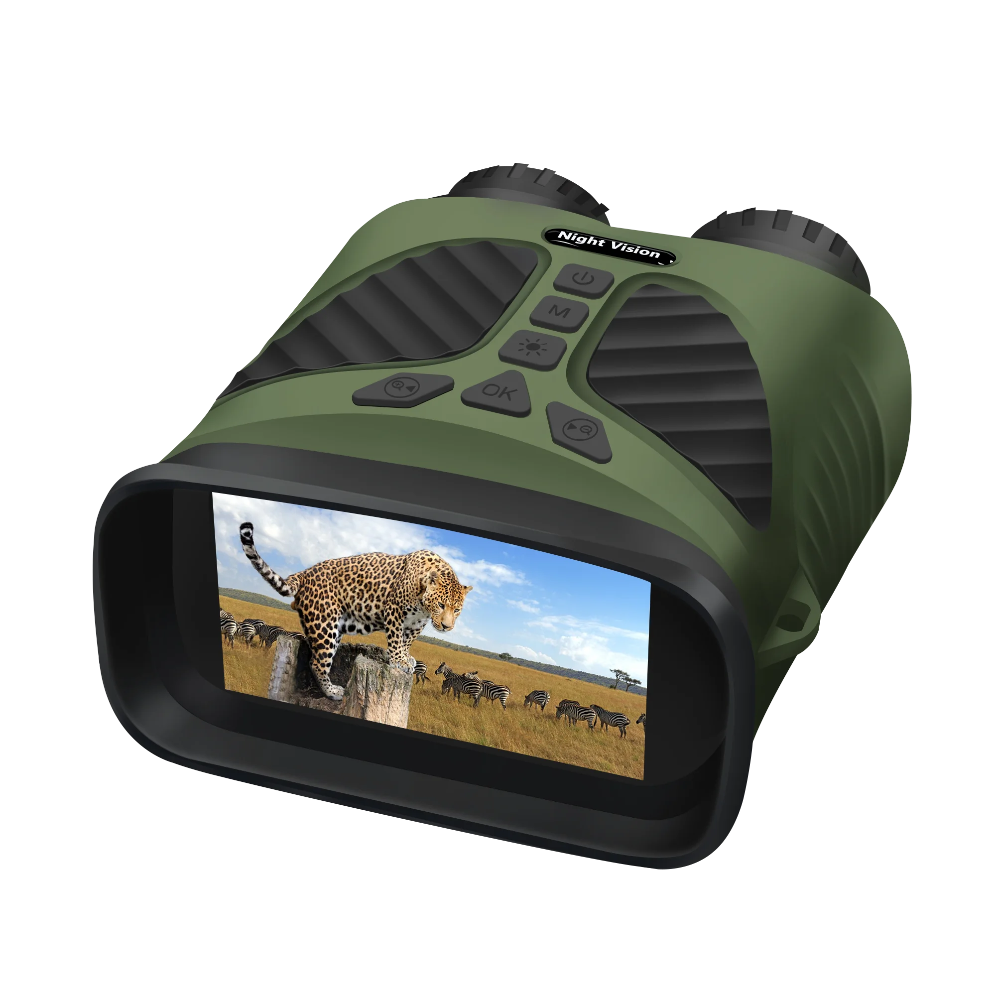 저렴한 가격 1080P 10X 디지털 줌 3 인치 화면 열 야간 투시경 쌍안경 TPU 디자인 최고의 선택 사냥