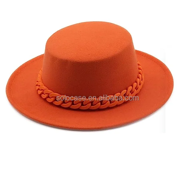 White Wool Felt Women's Fedora Hat