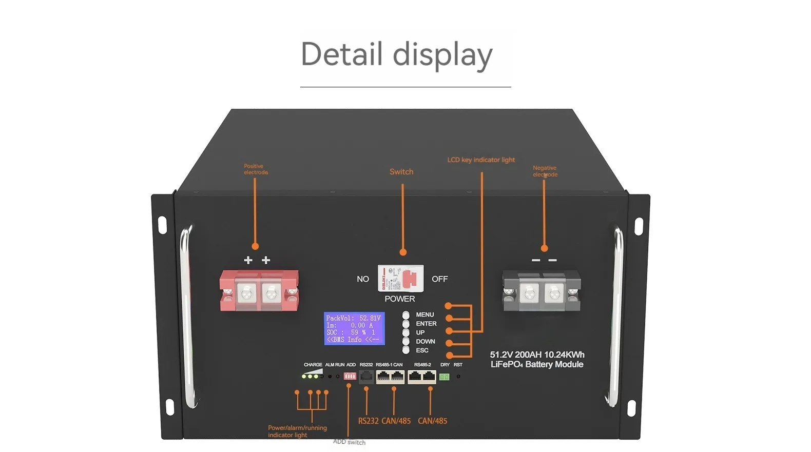 15KWH Lithium Iron Phosphate Battery Solar Photovoltaic Cell Inverter Integrated 6KW Home Energy Storage Lithium Battery
