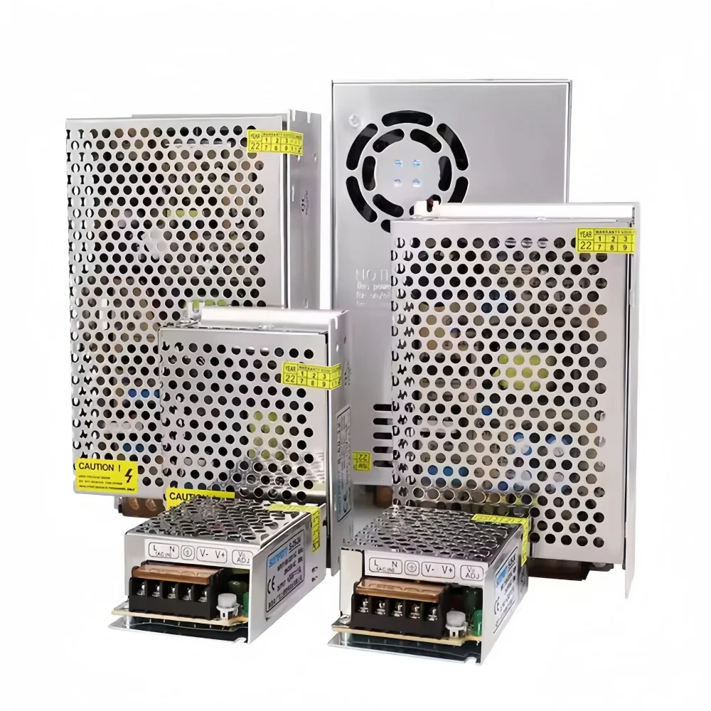 2 Years Warranty Smps LED Switching Power 12V30A 24V5V High Power Constant Voltage Monitoring Display DC Industrial Power Supply