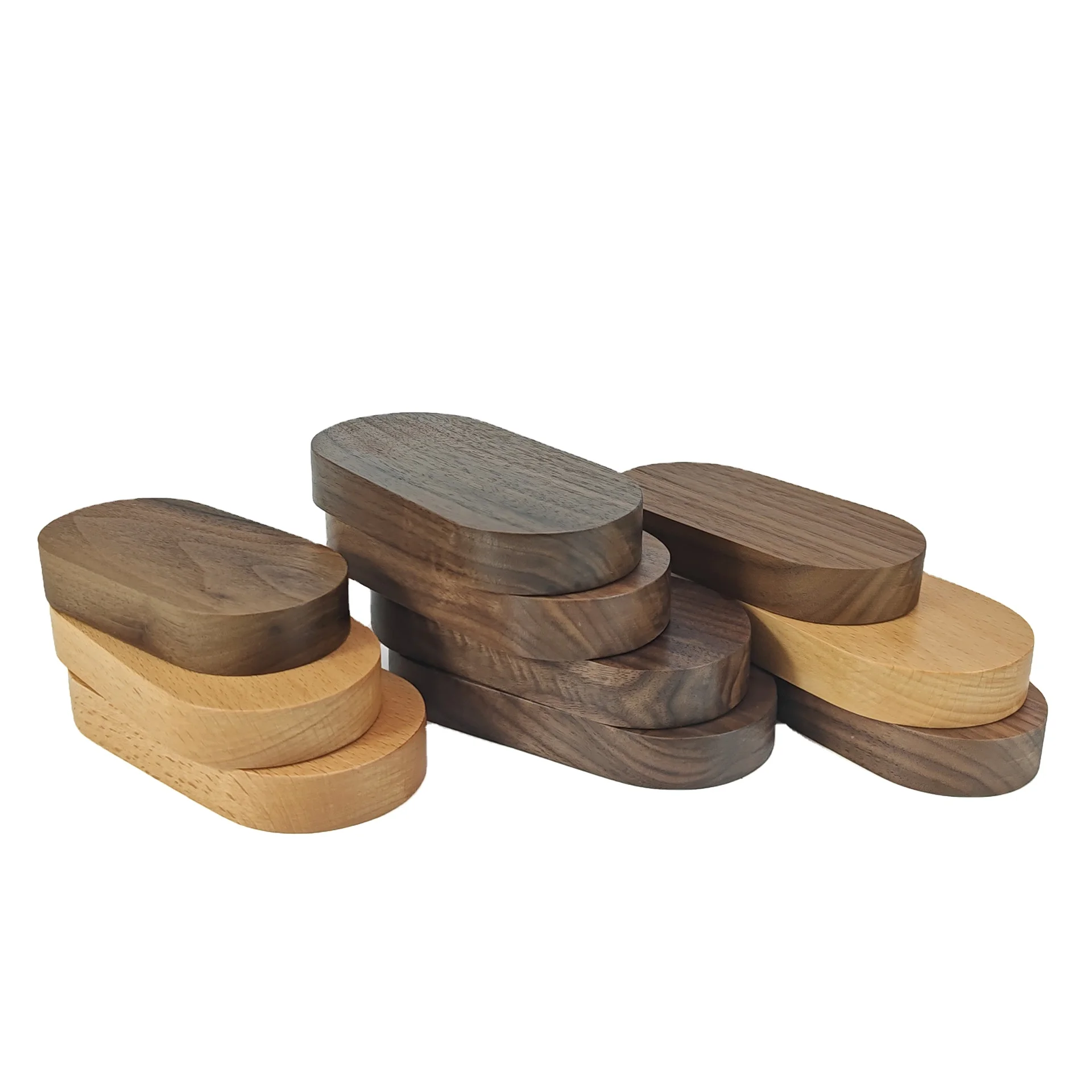 Деревянные Свадебные украшения овальной формы из натурального дерева Taillai