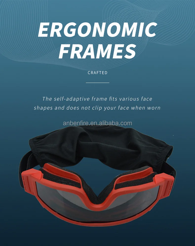 Anben Fire Ce Certificate En166 Anti Fire Proof Anti Fog Fireman