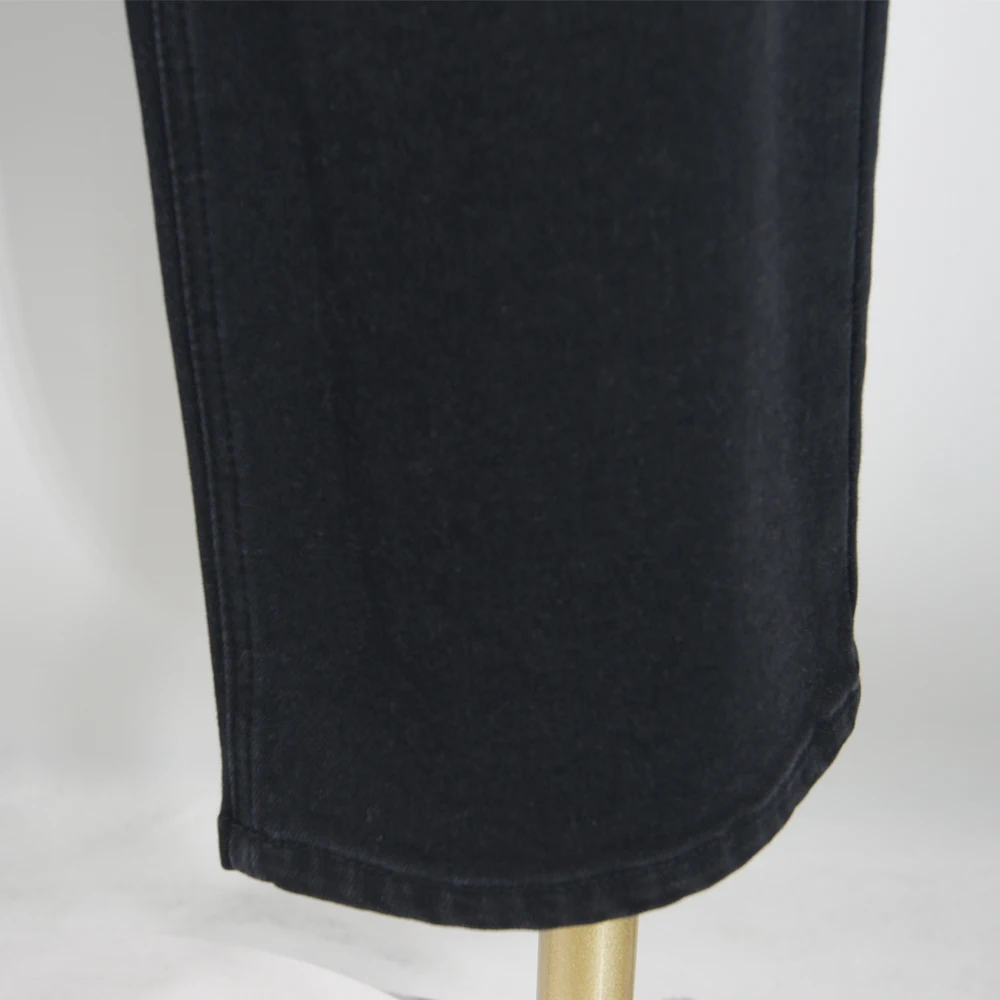 Essential Basic Denim Trousers New Retro Loose Washed Men's Fleece Jeans