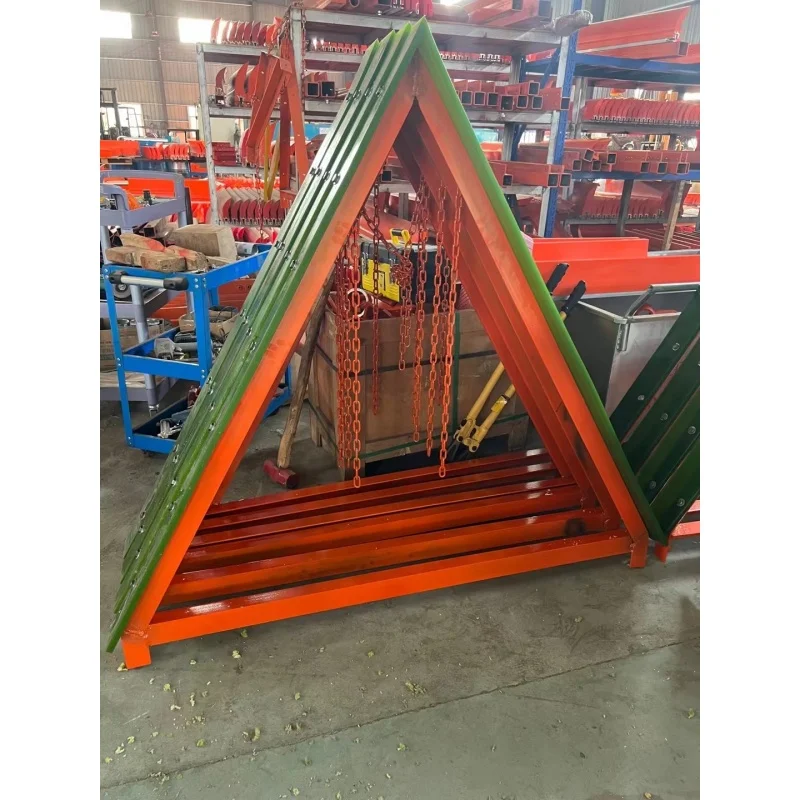 OEM Tail End Scraper Custom Widths Carbide Tips Adjustable V-Type Cleaner for Various Belt Speeds supplier