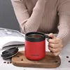 Round bottom office cup red