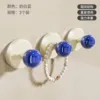 Suction Cup Spherical Hook (Milk White and Blue) *3