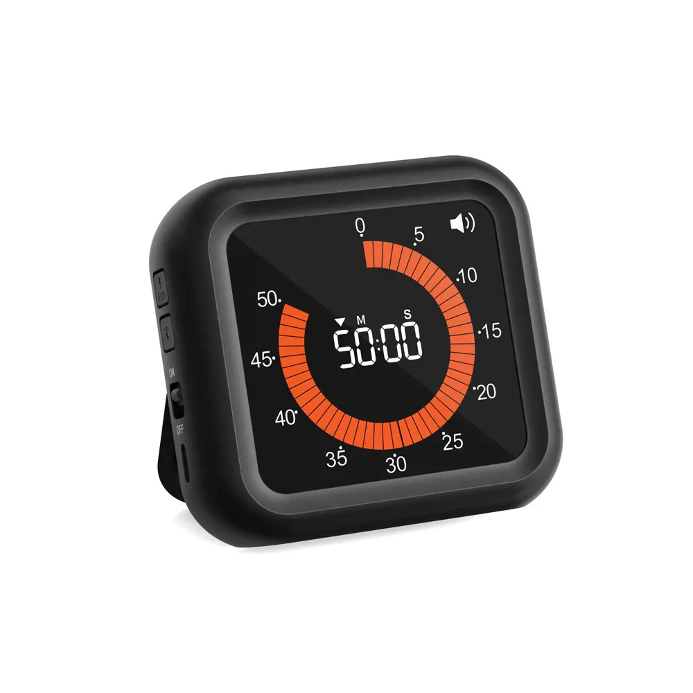 OEM/ODM Supported Multifunctional Time Management Tool Countdown Alarm Visual Silent Timer for Kids Study & Kitchen Use