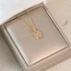 Collana con Pendente Placcato Oro 1