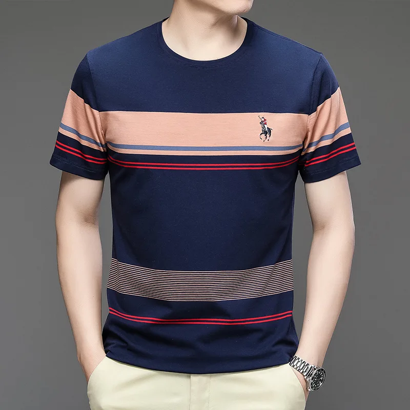 New High Quality Fashion Shirts Soft Cotton t Shirts Cotton 5 Elastane t Shirt