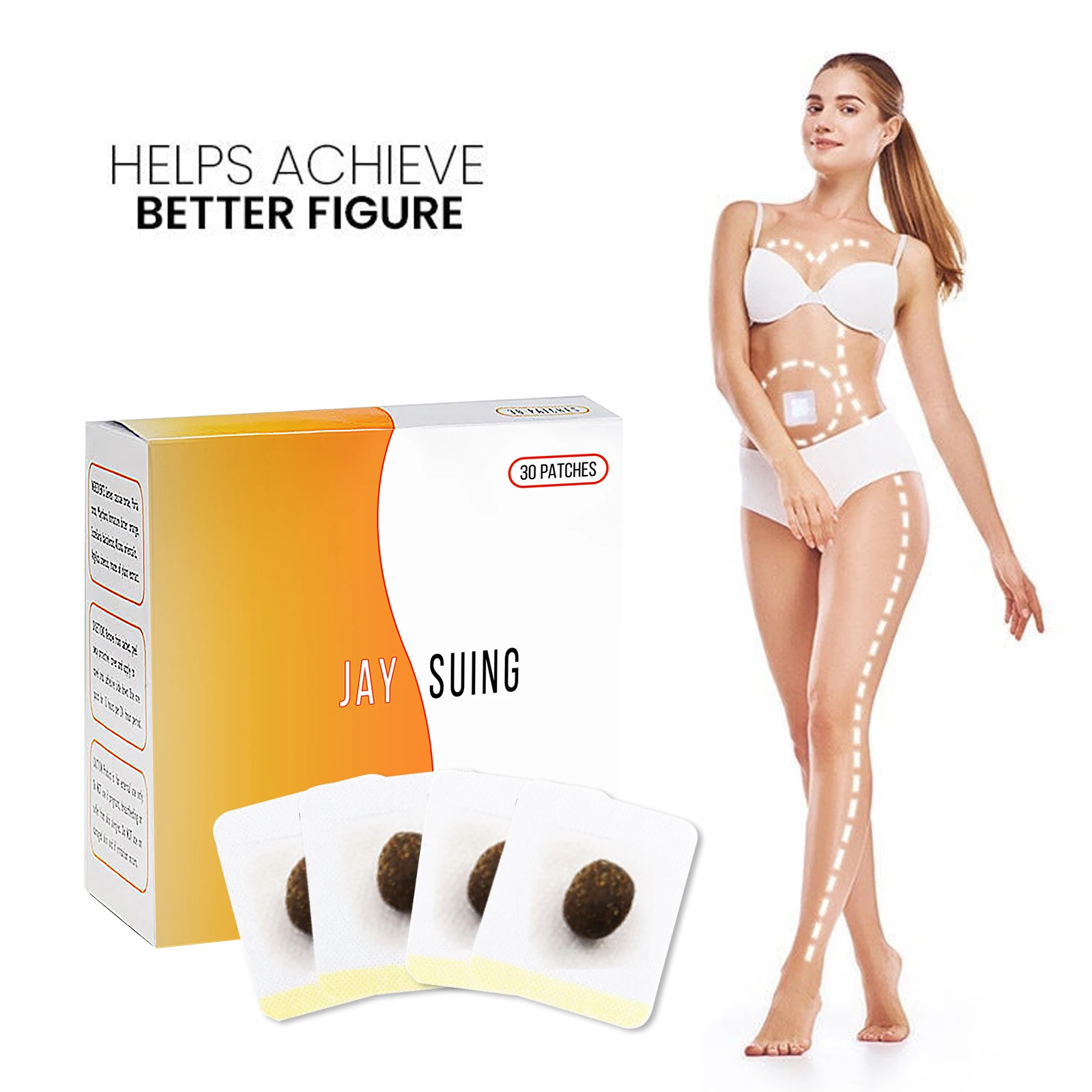 Пластырь для похудения части тела крем Ppc живота сжигание жира тонкий пластырь 100% травяной натуральный 3