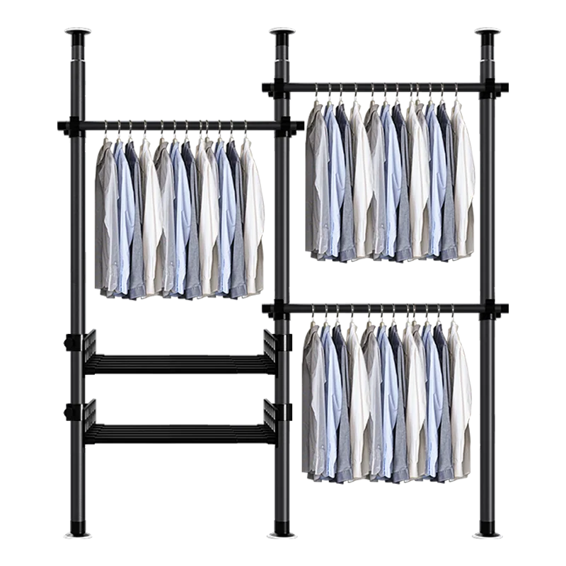 white organizer coat rack folding clothes