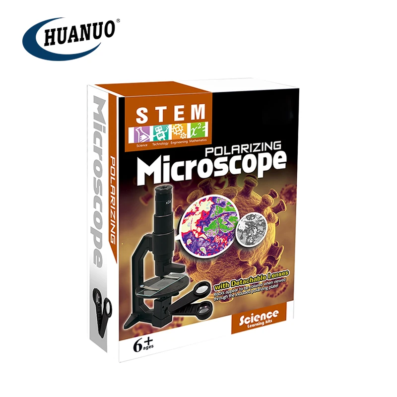 Wholesale Kids Learning Educational Geology Microscope Science Kits Toy